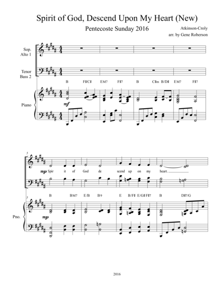 O Holy Night For Solo Trombone Euphonium In Bb Treble Clef And Piano Page 2