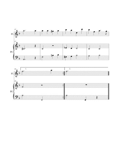 O Little Town In Bethelem Flute And Piano Page 2