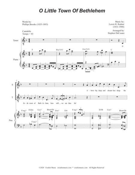 O Little Town Of Bethlehem Satb Page 2