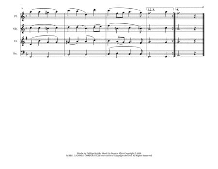 O Little Town Of Bethlehem Wind Quartet Page 2