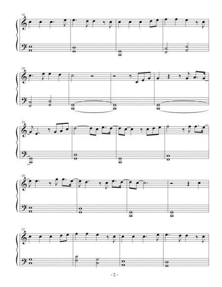 O Praise The Name Hillsong Marty Sampson Sheet Music Easy Piano Page 2