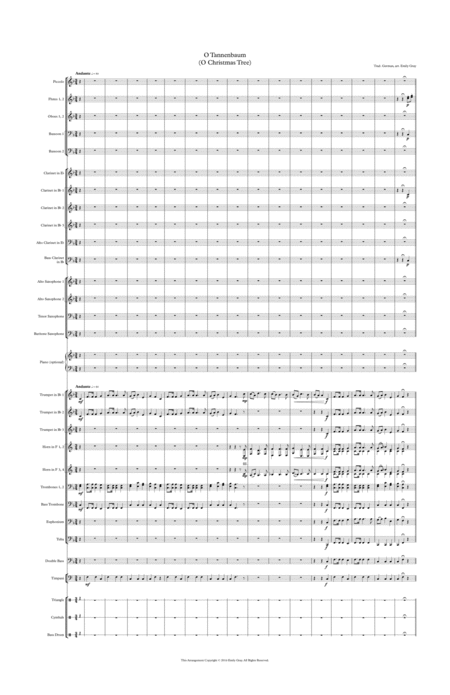 O Tannenbaum O Christmas Tree Wind Ensemble Page 2