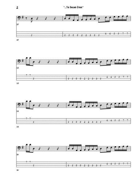 Oakland Stroke Bass Guitar Tab Page 2