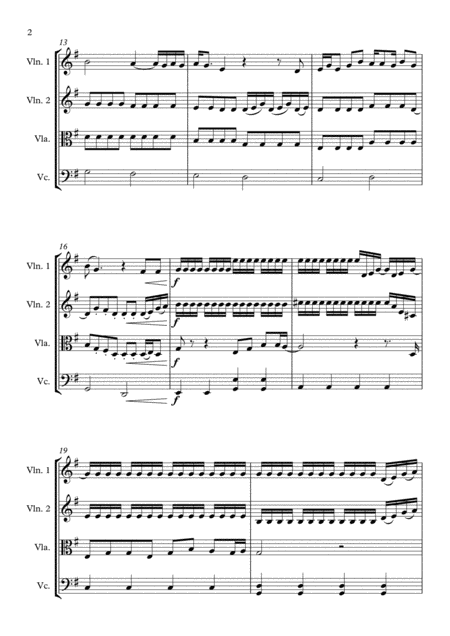 Oasis Whatever String Quartet Page 2