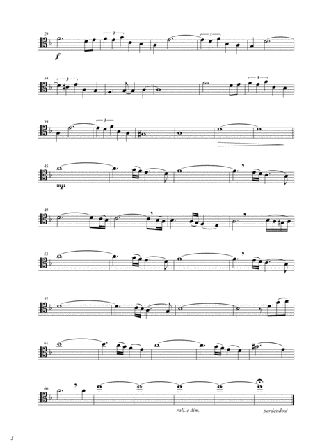 Oblivion For Cello And Piano Page 2