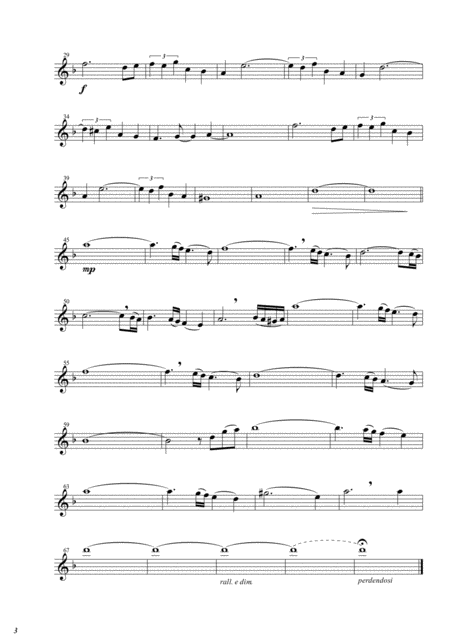 Oblivion For Clarinet And Piano Page 2