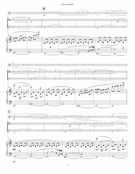 Oboe Quartet 2016 Piano Part Page 2