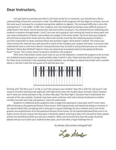 Occupational Octaves Piano Book 3 Page 2