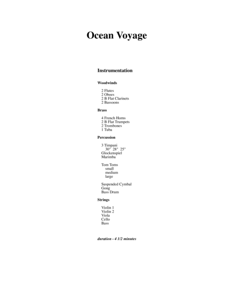 Ocean Voyage Full Set Page 2