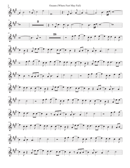 Oceans Original Key Horn In F Page 2