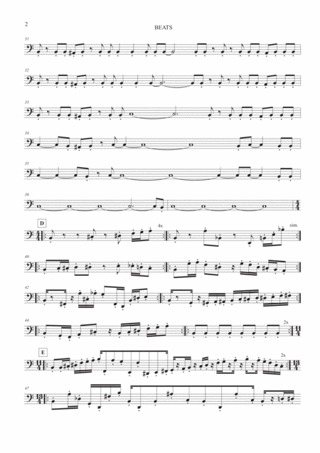 Oceans Original Key Tenor Sax Page 2