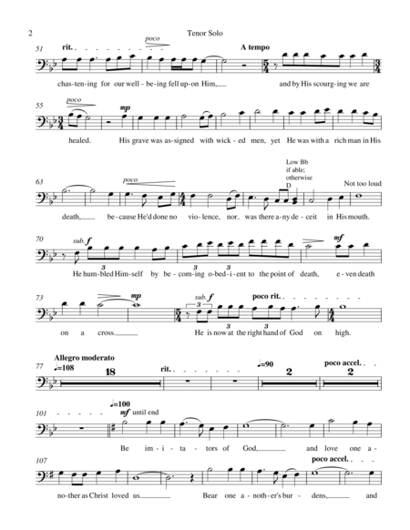 Oceans Where Feet May Fail Euphonium Page 2