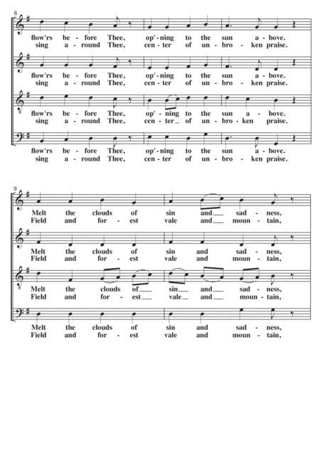 Ode To Joy A Cappella Page 2