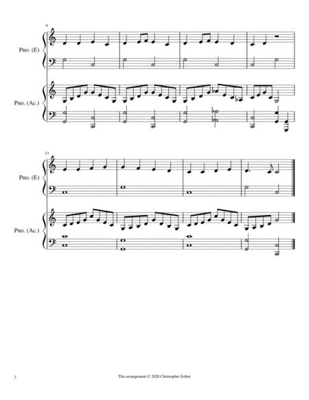 Ode To Joy Easy Piano W Accompaniment Page 2