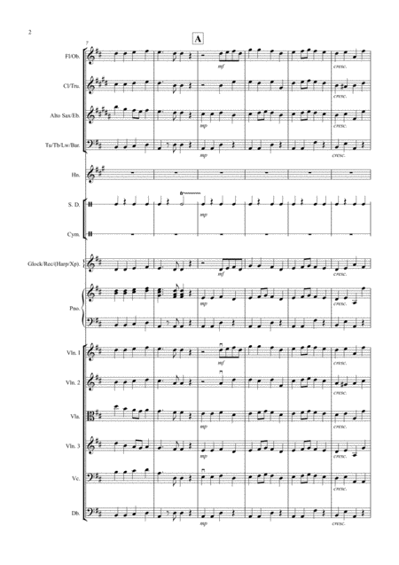 Ode To Joy For Flexible School Ensemble Orchestra Page 2