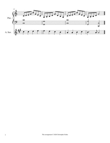 Ode To Joy Piano And Alto Saxophone Page 2