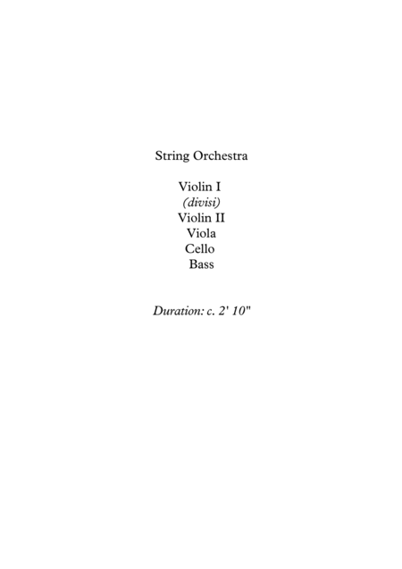 Oh Brother For String Orchestra Page 2