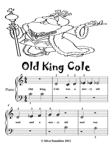 Old King Cole Beginner Piano Sheet Music Page 2