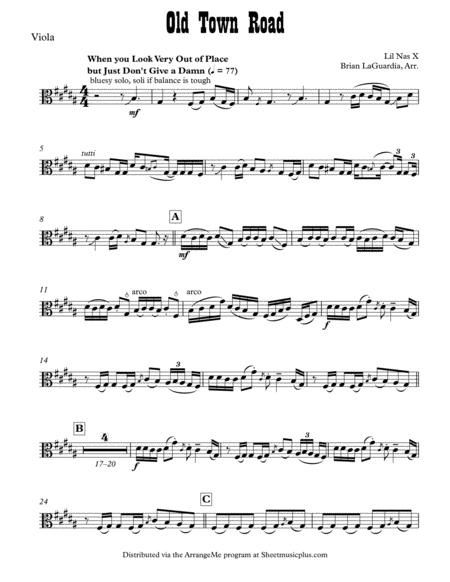 Old Town Road For Chamber Ensemble Page 2