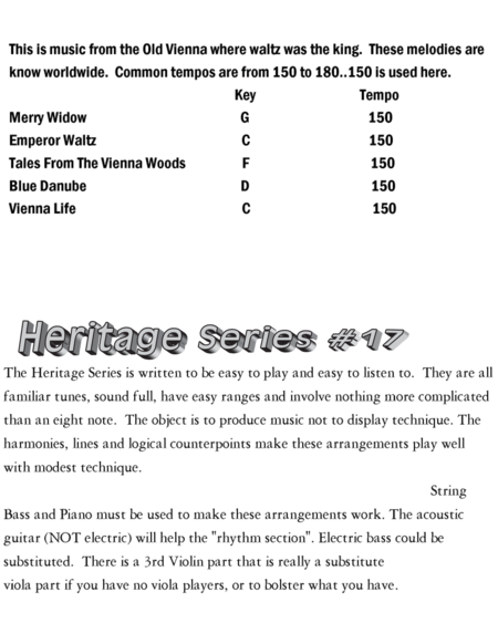 Old Vienna Waltz Medley String Orchestra Heritage Series 17 Page 2