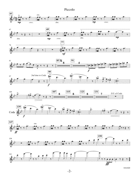 Oldest And Finest Concert March Parts Page 2