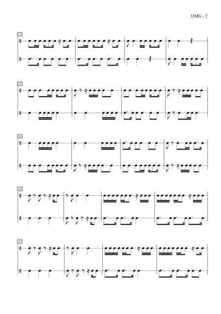 Omg Body Percussion Duet Page 2