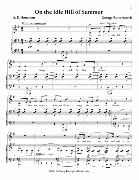 On The Idle Hill Of Summer G Major Page 2