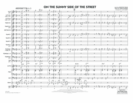 On The Sunny Side Of The Street Arr John Berry Conductor Score Full Score Page 2