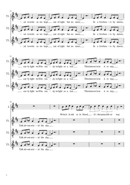 Once And For All Newsies Vocals Page 2