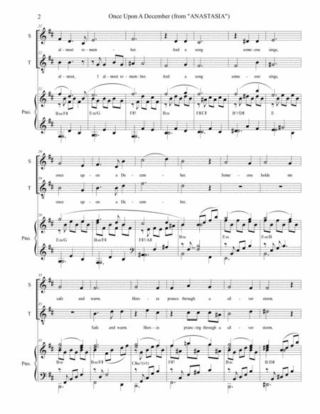 Once Upon A December Duet For Soprano And Tenor Solo Page 2