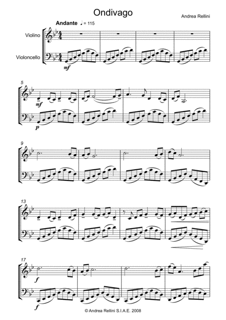 Ondivago Duet Violin Cello Page 2