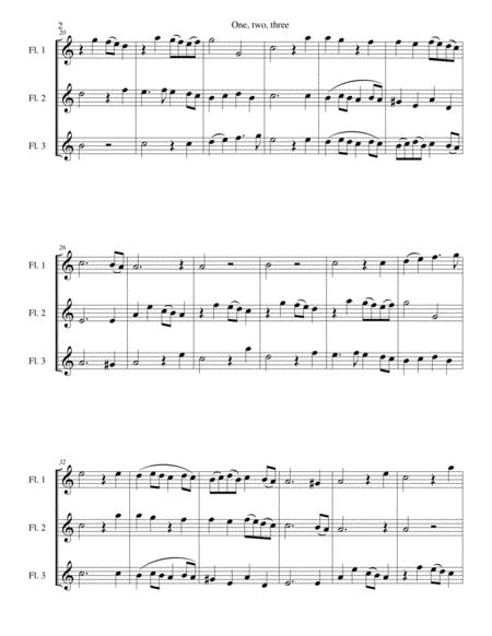 One Two Three For 3 Flutes Page 2