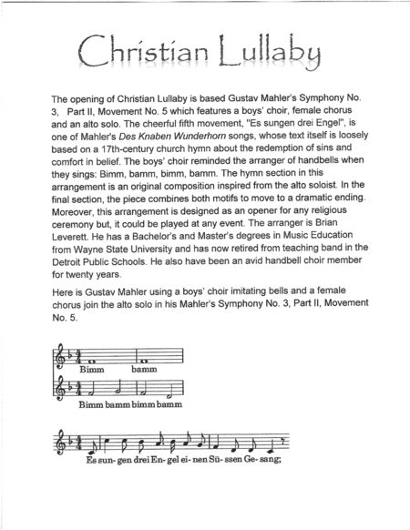 One Voice For Clarinet Choir Page 2