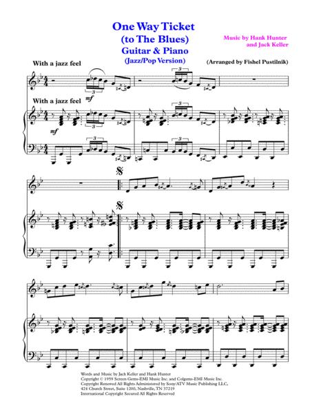 One Way Ticket To The Blues For Guitar And Piano Video Page 2