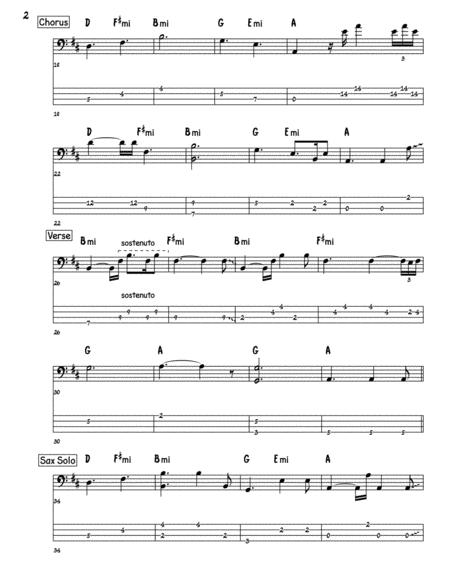 One Year Of Love Bass Guitar Tab Page 2