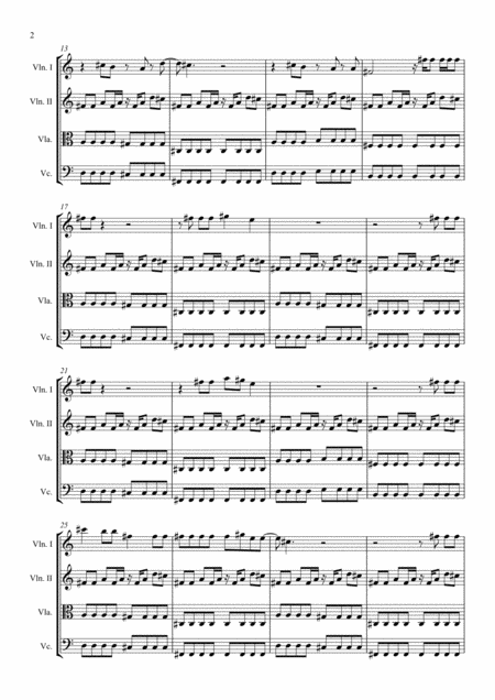 Only Girl In The World String Quartet Page 2