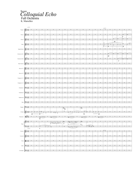 Op 4 Colloquial Echo For Full Orchestra Page 2