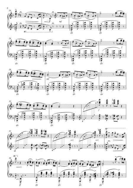 Op 42 Tango N 1 Presto Brillante In D Minor Page 2
