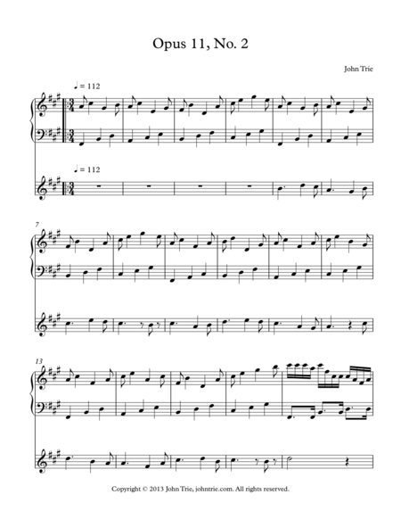 Opus 11 No 2 Page 2