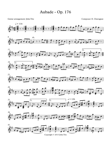 Opus 176 Aubade Page 2