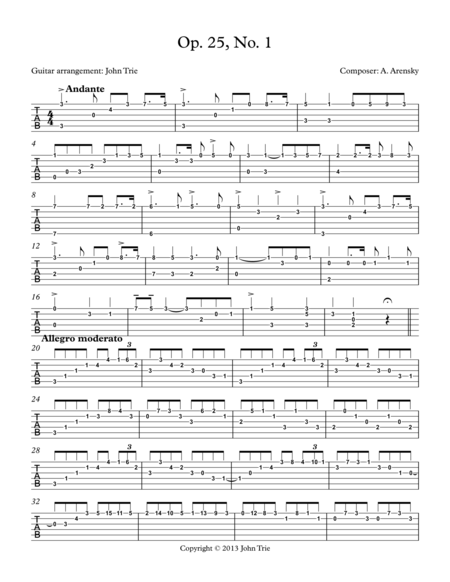 Opus 25 No 1 Tab Page 2