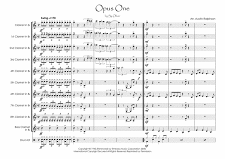 Opus One Clarinet Choir Clarinet Ensemble Page 2