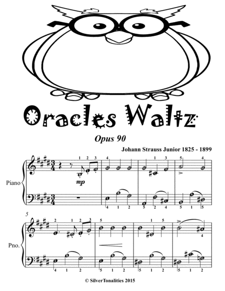 Oracles Waltz Opus 90 Easiest Piano Sheet Music Tadpole Edition Page 2