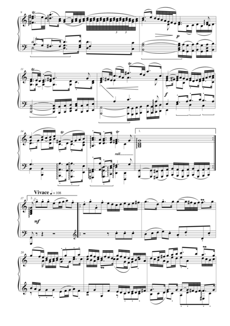 Orchestral Suite No 1 In C Major Bwv 1066 I Ouverture Piano Solo Page 2