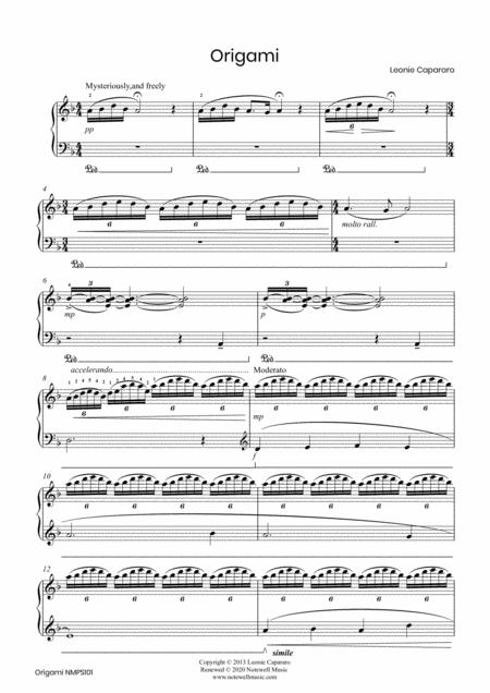 Origami Piano Solo Page 2