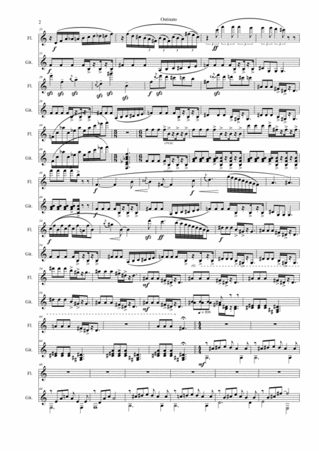 Ostinato For Flute And Guitar Page 2