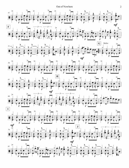 Out Of Nowhere Strings Drum Set Page 2