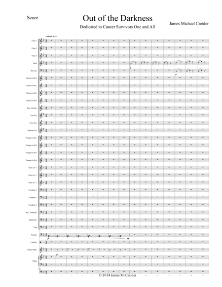 Out Of The Darkness Score Page 2