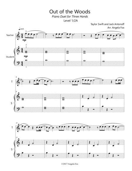 Out Of The Woods Duet Level 1 2a Page 2