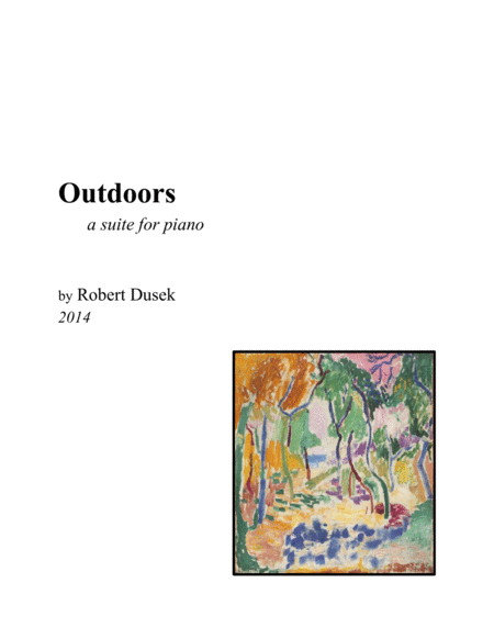 Outdoors A Suite For Piano Page 2